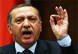 Turkish president accuses his critics including journalists, Armenians and members of the LGBTI community of supporting Peoples