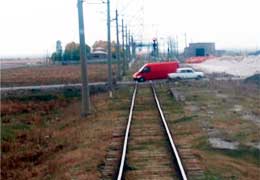 An  accident with the participation of a cargo  train took place in  Armenia