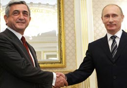 Саргсян и Путин обсудили актуальные вопросы российско-армянского взаимодействия и пути нагорно-карабахского урегулирования