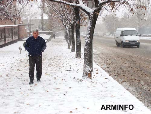 16-20 декабря в Ереване ожидается погода без осадков