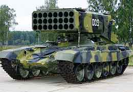 Россия отправит Азербайджану очередную партию реактивных огнеметов TOS - 1A