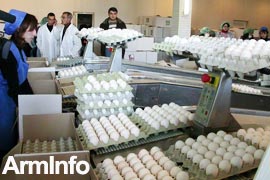 Eggs cost 75 drams in Yerevan stores