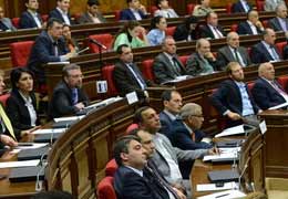 Armenian parliament discuss two candidates for speaker`s post