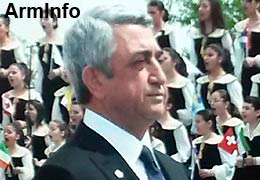 Серж Саргсян направил послание в связи с Днем поминовения жертв Геноцида армян
