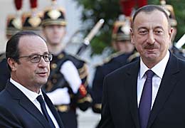 Hollande and Aliyev discuss Karabakh conflict 