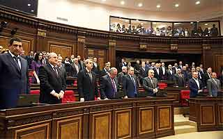The Armenian parliament in the first reading made amendments to the  law "On local self-government in the city of Yerevan"