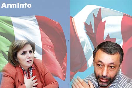 Possible changes in Armenian Diplomatic staff: Alik Arzoumanyan- RA  Ambassador to Canada, Hasmik   Poghosyan-  Head of Armenia diplomatic mission in Italia. 