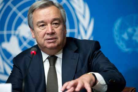 UN Secretary General called for Karabakh conflict sides to resume  negotiations without any delays and to reach the peaceful solution of  the problem.  