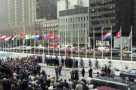 Премьер-министр Армении в Нью-Йорке принял участие в приеме, организованном генеральным секретарем ООН