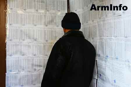 ЦИК Армении опубликовал списки проголосовавших граждан