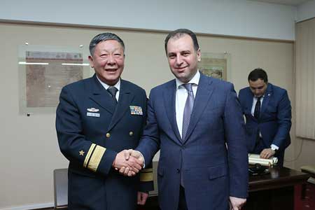 Оборонные ведомства Армении и Китая подписали программу сотрудничества на 2017 год