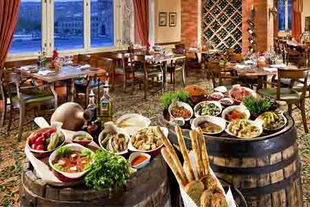 Armenia is in  top 5 for Russians  in respect to gastronomic tourism