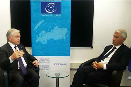 Nalbandian and Jagland discussed Armenian activity in PACE
