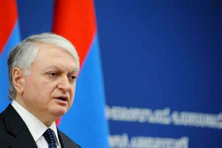 Edward Nalbandian: Azerbaijan`s policy on reducing travel to Karabakh  gives the opposite effect