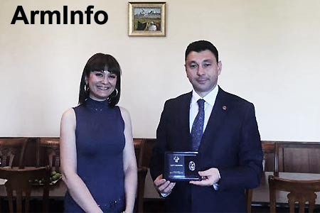ArmInfo information agency awarded the honor badge for achievements in  press and media development.