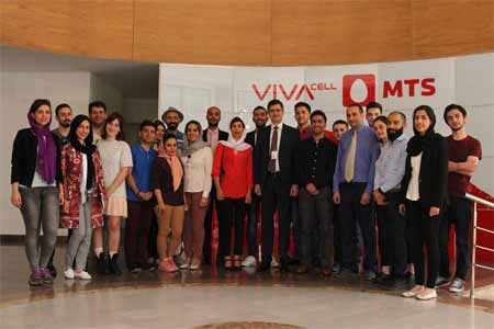 Within Leadership School program, Viva Cell-MTS Company hosted young  people from Iran and Georgia 