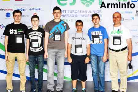 Samvel Aleksanyan from Armenia became a bronze medalist of the First  European Youth Olympiad in Informatics