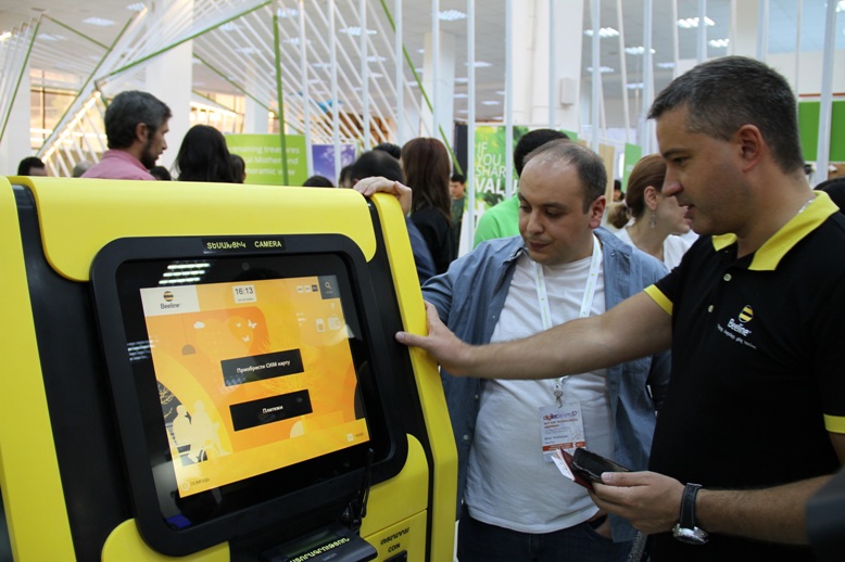 Beeline launches first in Armenia Symkomat - terminal for selling  SIM-cards