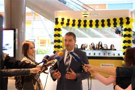 Новый офис продаж и обслуживания Beeline открылся в аэропорту "Звартноц"