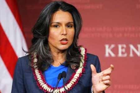 US presidential candidate Tulsi Gabbard takes stand for a just  resolution of the Armenian Genocide; security and prosperity for  Armenia and Artsakh 