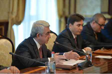 Serzh Sargsyan praised Armenian parliamentarians for effective work:  National Assembly is on the right track