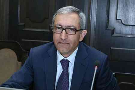 Minister of Energy Infrastructures and Natural Resources of Armenia  resigned 