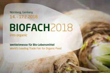 Armenia presented its products at NurBIOFACH international exhibition  of organic products .