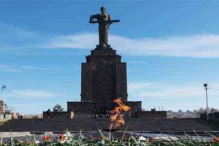 В Армении отмечают 79-ую годовщину Победы в ВОВ