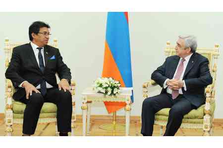 Հայաստանի նախագահն ու Մադագասկարի ԱԳ նախարարը քննարկել են երկու երկրների միջև համագործակցության զարգացման հեռանկարները