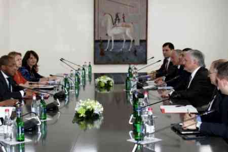 Acting Minister of Foreign Affairs of Armenia received delegation of  International Organization of La Francophonie