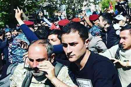 Protester Tigran Mazmanyan  suspected of involvement in the riots  near the Public Radio building arrested
