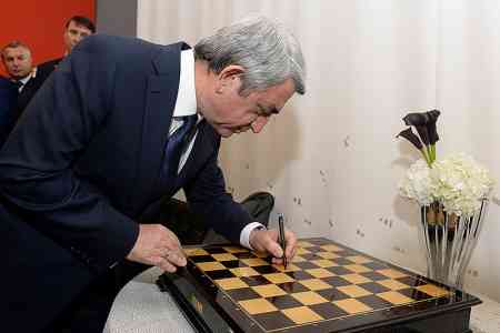 Armenian chess players express support to Serzh Sargsyan