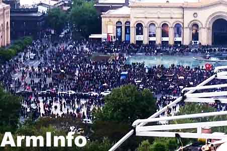 The actions of disobedience in Yerevan and throughout Armenia will  continue