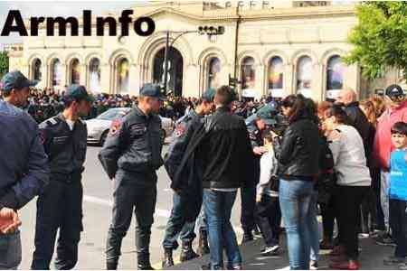41 people were detained on mass disorders in Yerevan