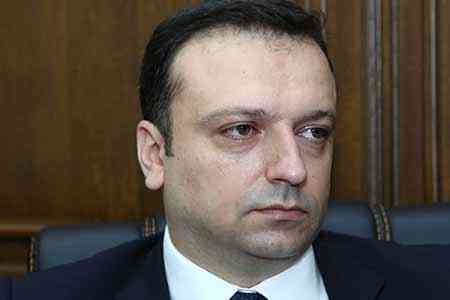 Deputy Minister of Economic Development and Investments Emil Tarasyan  is dismissed from his post