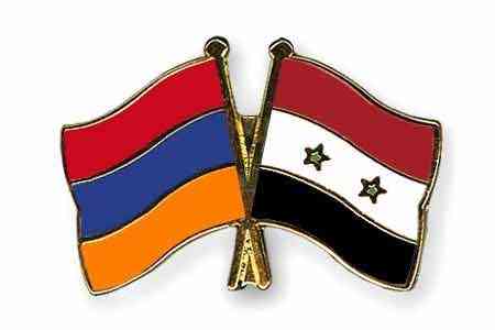 Председатель Национального Собрания и посол Сирии в Армении обсудили перспективы сотрудничества