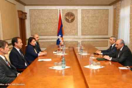 The President of the Republic of Artsakh has accepted the Director General  of HALO Trust