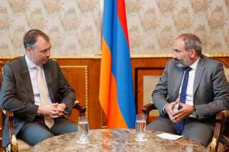 Pashinyan and Toivo Klaar exchanged views on opening of transport  communications