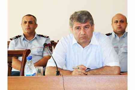 Source: Following state minister of Artsakh, Chief of Police Kamo  Aghajanyan resigned