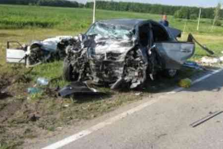 Four Armenian citizens including two children killed in an accident near Lipetsk
