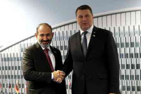 Nikol Pashinyan and Raimonds Vejonis discussed issues related to  further development and deepening of the Armenian-Latvian relations