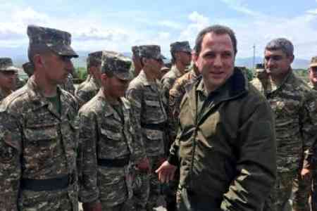 The son of Armenian Defense Minister was conscripted to army the day  before - today media learned that he will serve in Artsakh