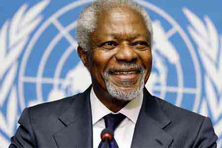 Armenian President extends condolences to UN Secretary General on  death of Kofi Annan
