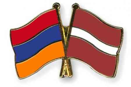 Армен Саркисян и президент Латвии обсудили перспективы сотрудничества
