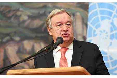 Guterres: We have recently witnessed a fantastic example of peaceful  transfer of power demonstrated by Armenia 