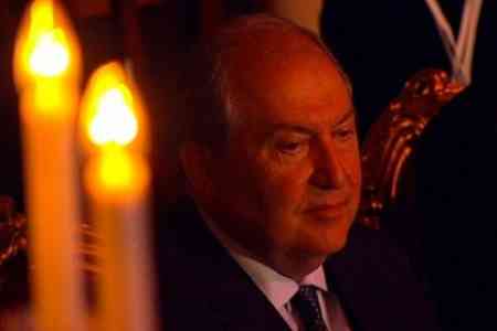 Armen Sarkissian expressed his condolences in connection with the  explosion in Kerch