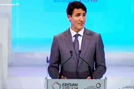 Justin Trudeau: Armenia is a full member of the Francophonie