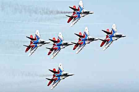 "Swifts" aerobatic team congratulated Yerevan on the 2800th  anniversary in a special way