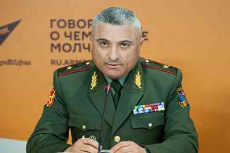 Замначальника Генштаба: Армяно-российская объединенная группировка войск призвана обеспечить безопасность не только Армении, но и всего региона
