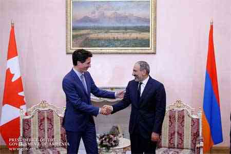 Justin Trudeau: Democratic processes in Armenia honor not only  Armenians, but the whole world
